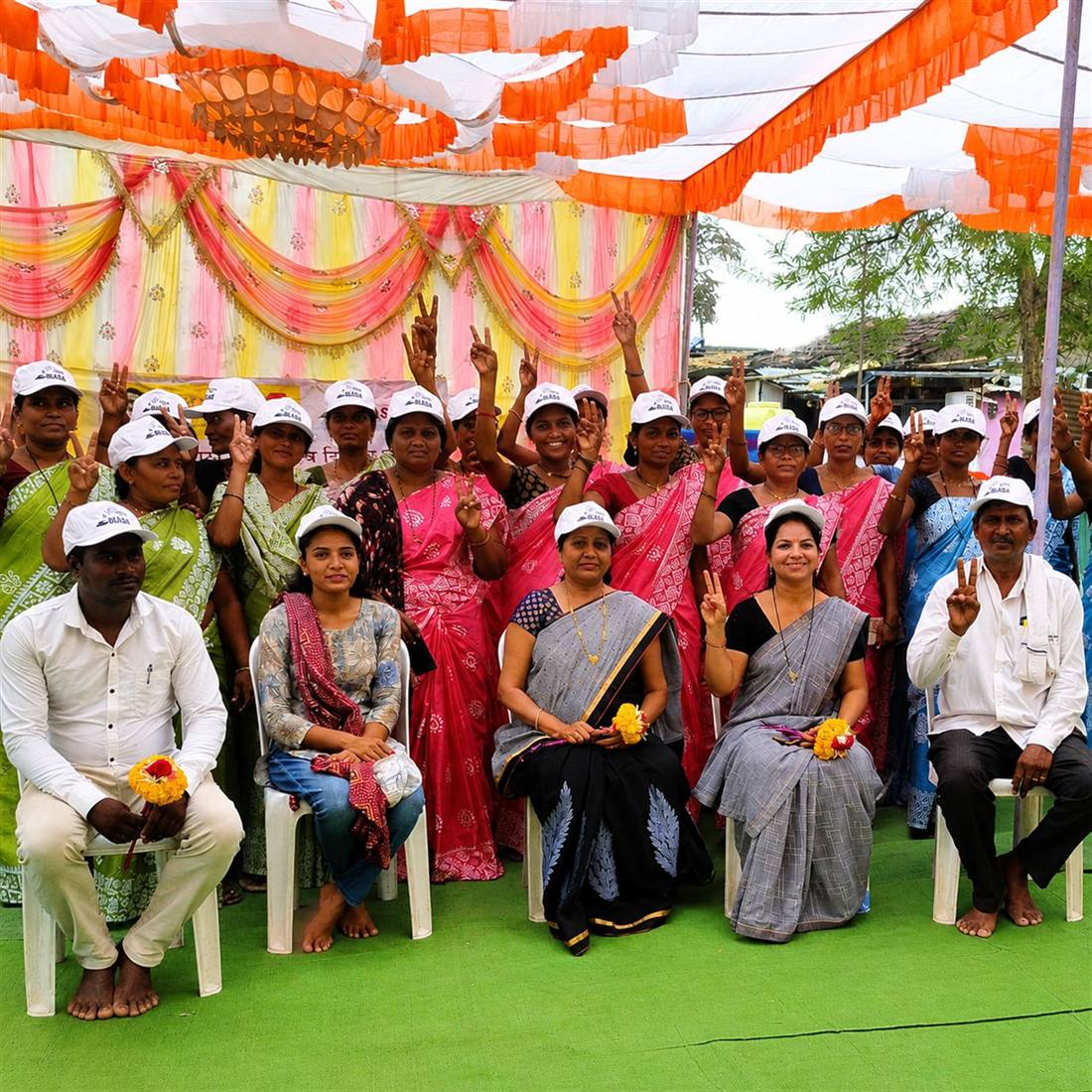 Self-Help Group members at a village programme
